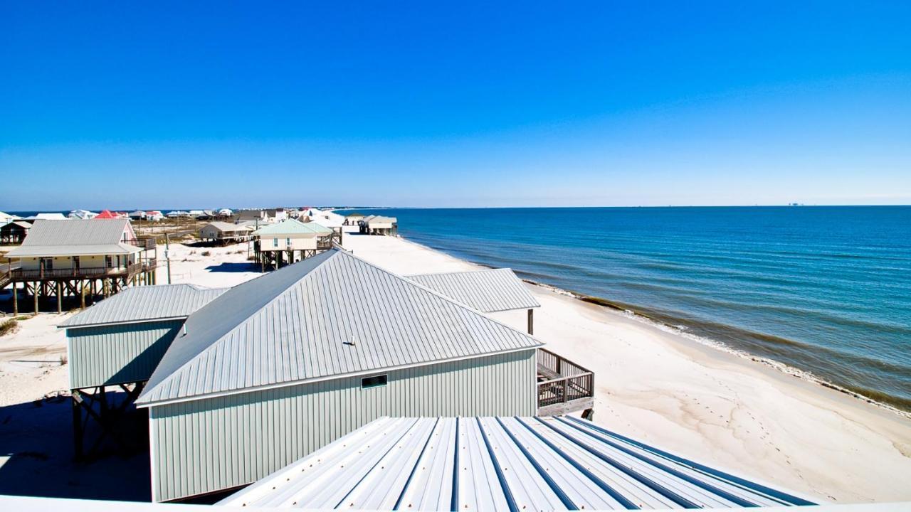 Strand Castle - Gulf Front! An Ideal Layout With Game Room, Small Private Pool, And Roof Top Crow'S Nest! Home Dauphin Island Luaran gambar